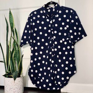 Large Polka Dot Button-up